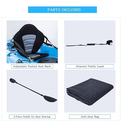 맞춤형 색상 및 LLDPE/HDPE 재료로 만든 보트용 단일 낚시 카야크