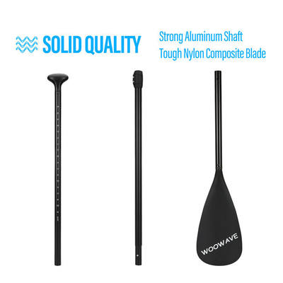 첨단 기술 알루미늄 나일론 서식 SUP 패들 조절 길이 161-212cm