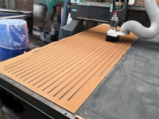 2400mm * 800mm 와우웨이브 해상 보트 데킹 현대 디자인 3M 접착제로 사용자 정의