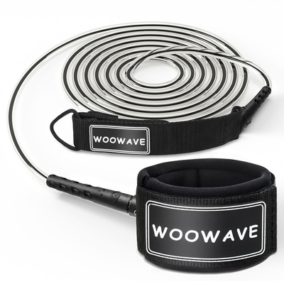 사용자 지정 색상 로고 패들 보드 리어 Woowave 더블 스위블 TPU 발목 리어 SUP 서프