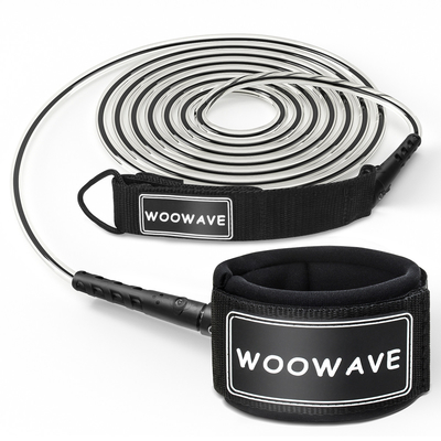 WOOWAVE 사용자 지정 로고/색력 강한 유연한 회전 및 발목 맨치 서프 리시 로프 분홍색