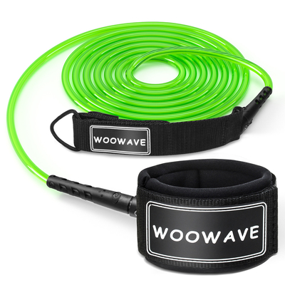 WOOWAVE 서프보드 발 로프 커스텀 직선 서프 리쉬 서핑용 수프 다리 리쉬